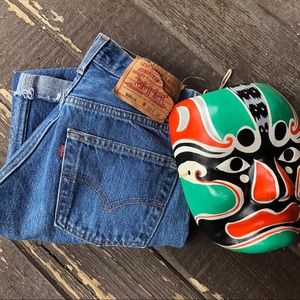 90s Levis 501s // Blue Jeans // Levis // Size 25”